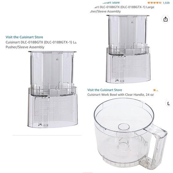 New! Cuisinart Pro Classic Food Processor DLC-10SY Series STEM - Picture 4 of 7